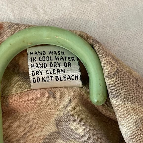 Vintage Silk Shirt - Muted Pattern - Picture 8 of 8